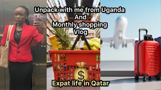 Cost of Living in Qatar || Monthly grocery shopping and what I brought from Uganda