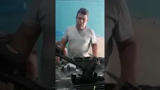 Motor eletrônico caseiro no caiaque thork