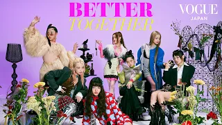 XG Self-Produces "Dark Romantic" Themed Photo Shoot | Better Together | VOGUE JAPAN