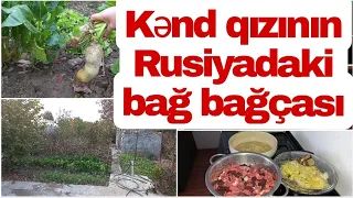 Sadə bir ailənin bir günü/Quyruq yağı əritdim 🐑Çox dadlı ciyər yeməyi / hazır unan bilin bişirdim