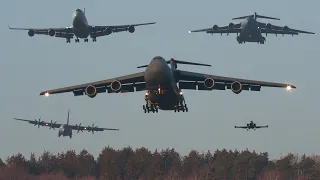 America's biggest planes and other aircraft at Ramstein Air Base ✈️