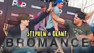 stephen amell and grant gustin’s b𝗿𝗼𝗺𝗮𝗻𝗰𝗲 for 8 mins