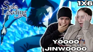 JINWOO BEST NEW MC?! 🤔👀😤 | Solo Leveling Ep. 6: Reaction - The Real Hunt Begins