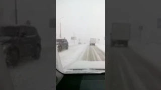 Снег в Лениногорске