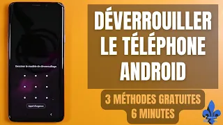 3 MÉTHODES GRATUITES pour déverrouiller votre téléphone ANDROID