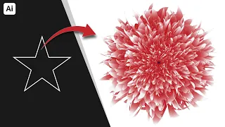 Illustrator Tutorial : How To Create Beautiful Floral Vector in Illustrator Using Blend Tool