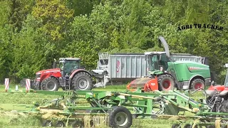 Red - Green Silage | Fendt - Krone - Massey Ferguson Grass Action