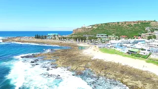Mossel Bay - View from a Drone. One of the most beautiful beach towns in South Africa