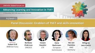 ALIT 2019 Plenary 5 - Panel discussion on the enablers of TVET and skills innovation