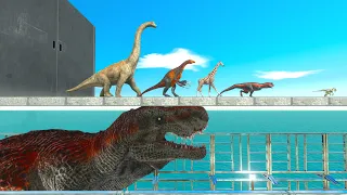 Tyrannosaurus Challenge - Which Animal Can Escape The Pursuit Of T-Rex