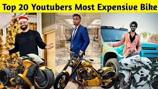 Top 20 Youtubers Most Expensive Bike Collection | Techno Gamerz, Uk07 Rider, Jatt Prabhjot, JS Films