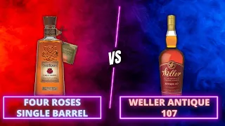 An Unexpected Blind Bourbon Battle | Four Roses Single Barrel vs Weller Antique 107