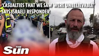 Sights of bodies in Israel's Be'eri 'unbelievable' says ZAKA responder