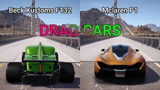 NFS Payback - Beck Kustoms F132 vs Mclaren P1 - Drag Cars | Drag Race