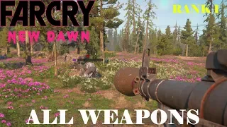 Far Cry New Dawn | All Weapons Show up RANK 1