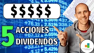 🏆 Las Mejores 5 ACCIONES de Dividendos 🥇 Para Generar INGRESOS PASIVOS💸