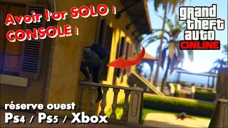 Avoir l'or solo sur Cayo Perico, astuce ! Ps4/Ps5/Xbox (réserve ouest)