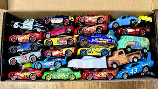 Disney Pixar Cars From the Box: Lightning McQueen, Tow Mater, Sally, Doc Hudson, Cruz Ramirez, Guido