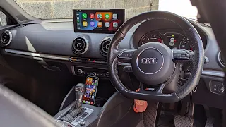 Audi A3 8V Android Stereo Upgrade 10.25" Apple CarPlay Android Auto Reverse Camera & Original MMI