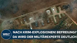 PUTINS KRIEG: Nach Krim-Explosionen! Befreiung möglich? Da wird der Militärexperte deutlich