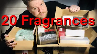 LARGEST ASMR Fragrance Unboxing and Review EVER (ASMR fragrance collection)