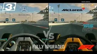 Real Racing 3 Mercedes AMG F1 W10 vs McLaren MCL34 | Yas Marina Circuit