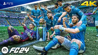 FC 24 - Manchester City Winning the 7th Premier League title | PS5™ [4K60]