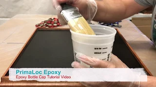 Epoxy Bottle Cap Tutorial
