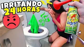 IRRITANDO MINHA NAMORADA POR 24 HORAS 😡