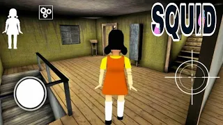 Playing as Squid Games Doll in Granny Chapter Two😱 | How To Escape In Granny Chapter 2 🤣