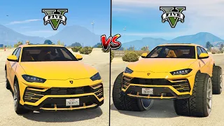 GTA 5 Normal Lamborghini Urus Car Vs GTA 5 Monster Lamborghini Urus Car - Which Is Best?