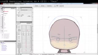 Live2D Cubism 2.0 tutorial (2015) - Ep.04 (2/2) "Face"