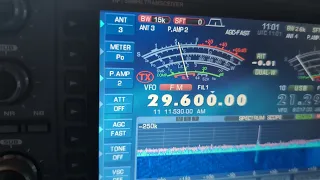 working JA6WFM in Japan on 29.600 fm