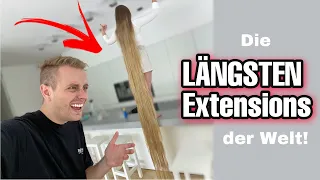 Ich trage die LÄNGSTEN Extensions der Welt 😳 | Bibi