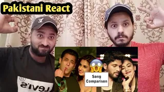 Radhe Seeti Maar Vs Dj Seeti Maar Song | Salman Khan Vs Allu Arjun | React to pakistani