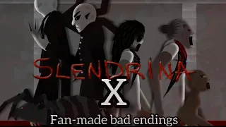 Slendrina X | Rainbow's Fan-made Bad Endings [Stick Nodes Horror Animation]