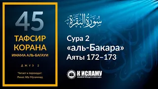 45. Когда путнику нельзя сокращать молитву? Сура 2 «аль-Бакара». Аяты 172–173 | Тафсир аль-Багауи