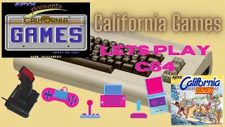 California Games:Mal andere Sportarten(Lets Play/C64)[Deutsch]