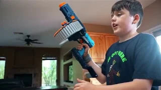 Extreme Toys Mix Up! Babysitter Part 2 Ethan And Cole Nerf Wildness with Aunt Jenna Remastered