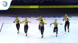 Romania - 2019 Aerobics Junior European silver medallists, Aero Dance
