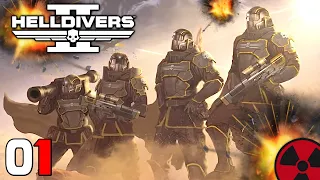 HELLDIVERS 2 - #01: Selbstlos in den ersten Einsatz! 🌎 Let´s Play Deutsch