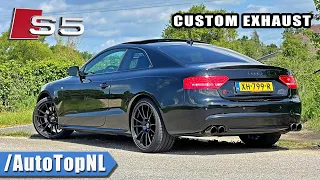 Audi S5 Coupe V8 250km/h REVIEW on AUTOBAHN by AutoTopNL