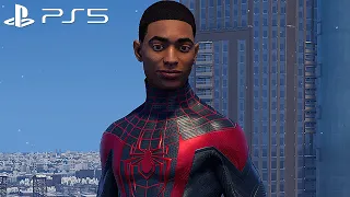 Unmasked Suit in Spider-Man: Miles Morales (Mod)