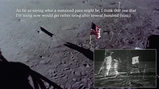 Buzz Aldrin Shows Us How to Walk on the Moon - 4k
