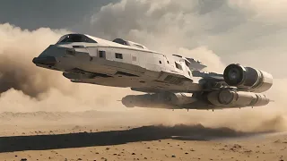 Sci Fi Spacecraft Of The AI Desert