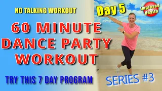 60 minute DANCE workout | At home workout | No talking, no jumping, no equipment | Low Impact