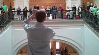 Candomino Choir﻿ Group performing at Atenenum Art Museum