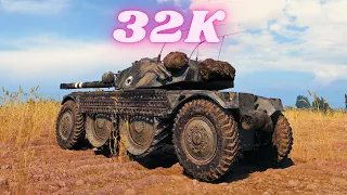 32K Spot Damage with Panhard EBR 105  16.8K &  EBR 105  16K  World of Tanks Replays