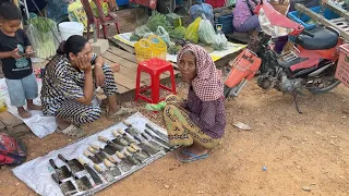 One Day trip/ Stop by at Phsar Krakor and Baribo , Cambodia