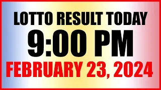 Lotto Result Today 9pm Draw February 23, 2024 Swertres Ez2 Pcso